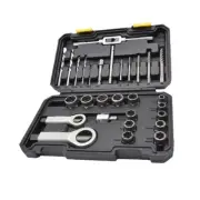 29pc Broken Bolt Extractor Socket Set Nut Remover with Adapter and drill bit set