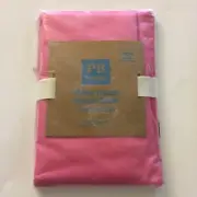 Pottery Barn Teen Set 2 Classic 100% Organic Cotton Pillow Cases Standard Pink