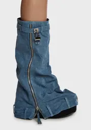 My Own Way Denim Boots