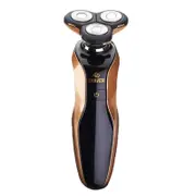 Catzon 4D Rechargeable IPX7 Waterproof Electric Shaver for Men-Gold