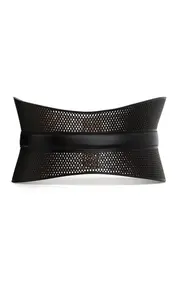 [ALAÏA] Neo Fishnet Bustier Belt