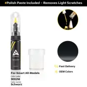 Touch Up Paint For Smart All Models 9002M Schwarz With Polish Paste