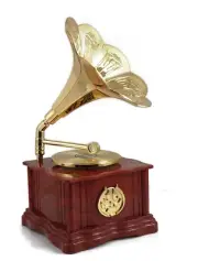 MAGICAL Phonograph Music Box Plastic Vintage Merry-Go-Round Music Box
