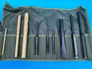 NEW Snap-On Punch & Chisel Set - 9-Piece - Brass Drift Punches - Long Center Pin