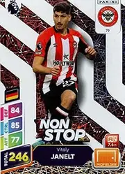 Panini Premier League Plus 2024 2025 Vitaly Janelt Non Stop Trading Card