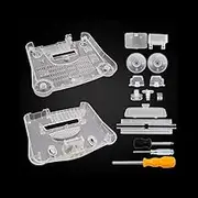NORMICHIC N64 Protective Shell Case Replacement for Nintendo 64 Game Console, Translucent Housing Cover Game Accessories (TRANSPARENT WHITE)