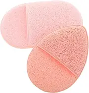LOLIPPYY Travel-ready Face Scrubbers 2pcs Skin-friendly Sponges for Face Cleansing and Makeup Removal Ergonomic Glove Design