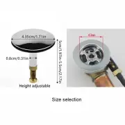Bathtub Drain Stopper Bathroom Bath Tub For Usage In Basin And Sink Plug Replace