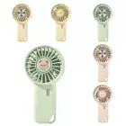 Portable Mini Hand-held Small Desk Fan 3 Speed Cooler Cooling USB Rechargeable