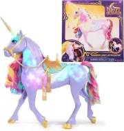 Unicorn Academy, Interactive Rainbow Light-up Wildstar Unicorn Toy With Lights,
