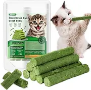 30g Cat Grass Teething Stick, Delicious Cat Treat Snack Edible Cat Chew Toy for Teeth Cleaning and Hairball Removal in Cats