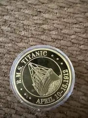 “TITANIC” “White Star Line” New Gold Coin For 2024