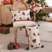 Elk Pattern Throw Pillowcover Christmas Tree Cushion Cover Sofa/Bed