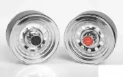 Classic 10-Hole Chrome 1.9" Beadlock Wheels Z-W0296 RC4WD 12 Hex inc hub nuts