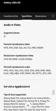 SAMSUNG GALAXY A52S 5g Black 128 gb.