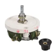 50W 10R Ohm Wirewound Ceramic Potentiometer Variable Rheostat Resistor With Knob