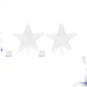 2 Pcs Star Tree Light Led Star Treetop Led Star Light Led Tree Topper