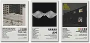 Arctic Poster Monkeys Album Cover Signature Poster A Set of 3 Canvas Posters Room Aesthetic Festival Gift Family Bedroom Decor Wall Art Home08x12inch(20x30cm)-3pcs Style-5