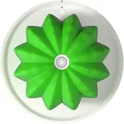 USB Essential Oil Diffuser with Mist, Warm LED Night Light for Home, Office, Car, and Travel - 280ML Capacity, Ultra-Quiet Design, 6-Hour, 1-Hour Light, White with Green, Compact and Stylish