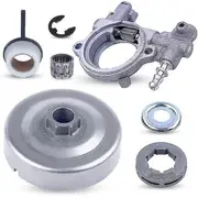 3/8" 7t Sprocket Clutch Drum Kit For Stihl 024 026 Ms180 Ms240 Ms260 026pro-chainsaw With Oil Pump R