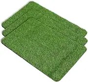 Totority Artificial Grass Door Mat Outdoor Rug Fake Grass Easy to Maintain Welcome Rug Home Decor