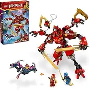 LEGO NINJAGO Kai’s Ninja Climber Mech Adventure Toy Set, Buildable Figure with 4 Ninja Action Figures for Independent Play, Ninja Gift for Kids, Boys and Girls Ages 9 Years Old and Up, 71812