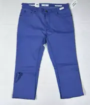 $198 New BRAX Chuck Men's Size 36x34 Hi-Flex Blue 5 Pocket Modern Fit Chino Pant