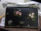 Coach F 73018 Hayden Foldover Crossbody Clutch Black Multi