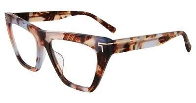 TUMI VTU527 Eyeglasses Eye Glasses 0CRM BROWN-CREAM- Authentic New 54mm Women