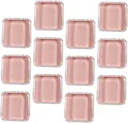 WOONEKY Press on Nails Storage Box 12pcs Nail Art Collecting Holder Display Box