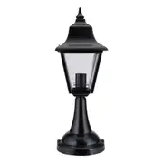 Paris Pillar Pedestal H500mm Black Aluminium - 15129