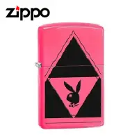 在飛比找momo購物網優惠-【Zippo】PLAYBOY 三角兔 打火機(29063)