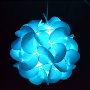塑料彩色IQ燈罩創意DIY燈罩吊燈外殼益智燈罩裝飾兒童臥室