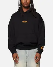[CARRE] Carre Graffiti Logo Hoodie Black - Size 2XL 2XL Black