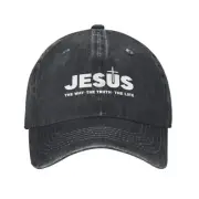 Cotton Jesus Christ The Way The Truth The Life Baseball Cap Sun Protection hats