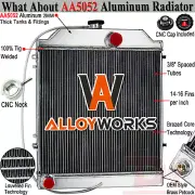 Aluminum Radiator For Massey Ferguson Tractor 375 383 390 390T 398 399 1695721M2