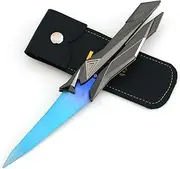 Game Valorant knife Singularity Knife（Blue） unsharpened model martial arts practice knife