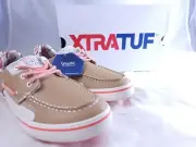 Womens XTRATUF Salmon Sisters Finatic II Tan Octopus Deck Shoe XFN-901 Choose Sz