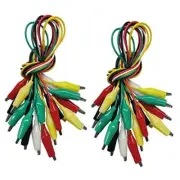 Alligator Clips Electrical, 20PCS Preminum Test Leads with Crocodile 20pcs