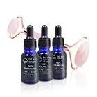 The Hive Organic Tamanu Oil 15ml with Rose Quartz Massage Tool Face Roller x3