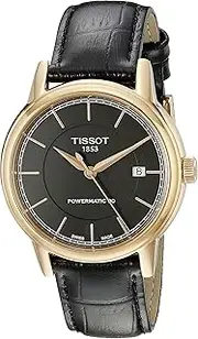 [Tissot] Men's T0854073606100 Analog Display Swiss Automatic Black Watch, strap