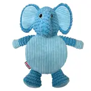 Kong Low Stuff Crackle Tummies Elephant Plush Dog Toy Squeak Sounds Active Play