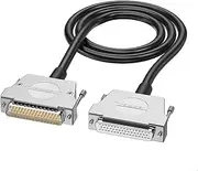 Industrial 50Pin D Sub Cable, Male Female Connectors with Shielding DB50Pin Extension Line