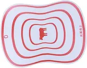 Mikinona Frosted Plastic Cutting Board Kitchen Chopping Mat Non-Slip Easy to Clean Dry No Sawdust Safe Storage Hook Large Size Random Color