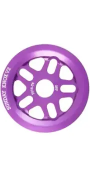 SUNDAY BMX KNOX v2 GUARD BICYCLE SPROCKET PURPLE