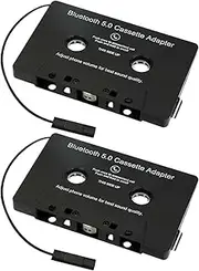 Bluetooth Cassette Adapter Play Music Phone in Car Stereo Bluetooth Cassette for Car Cassette Player Stereo for Car, 2pcs