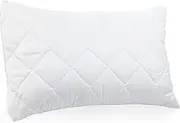 Super King Size 50 x 90 cm Zipped Pillow Cases Protectors Pack of 2 Quilted Microfibre Hypo Allergenic Soft Smooth Touch