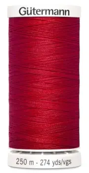 Gutermann 250P-410 Sew-All Thread 274yd-Scarlet