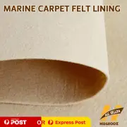 2M x 10M Beige Marine Carpet Lining Redo Yacht Boat Floor Rug Underlay Non Slip