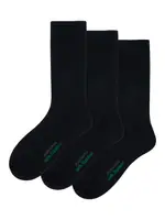 Underworks Mens 3Pk Eco Friendly Bamboo Crew Sock